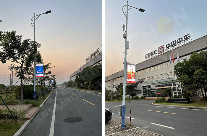 佛山中車四方軌道車輛有限公司內的燈桿屏.jpg